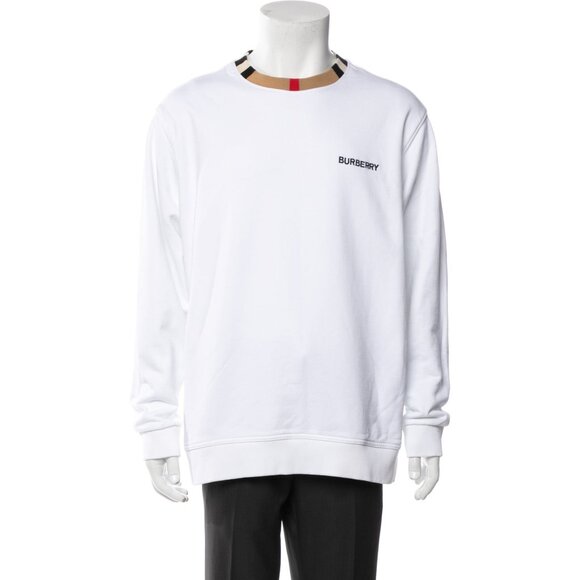 Burberry White Sweatshirt Classic Design - Picture 8 of 8
